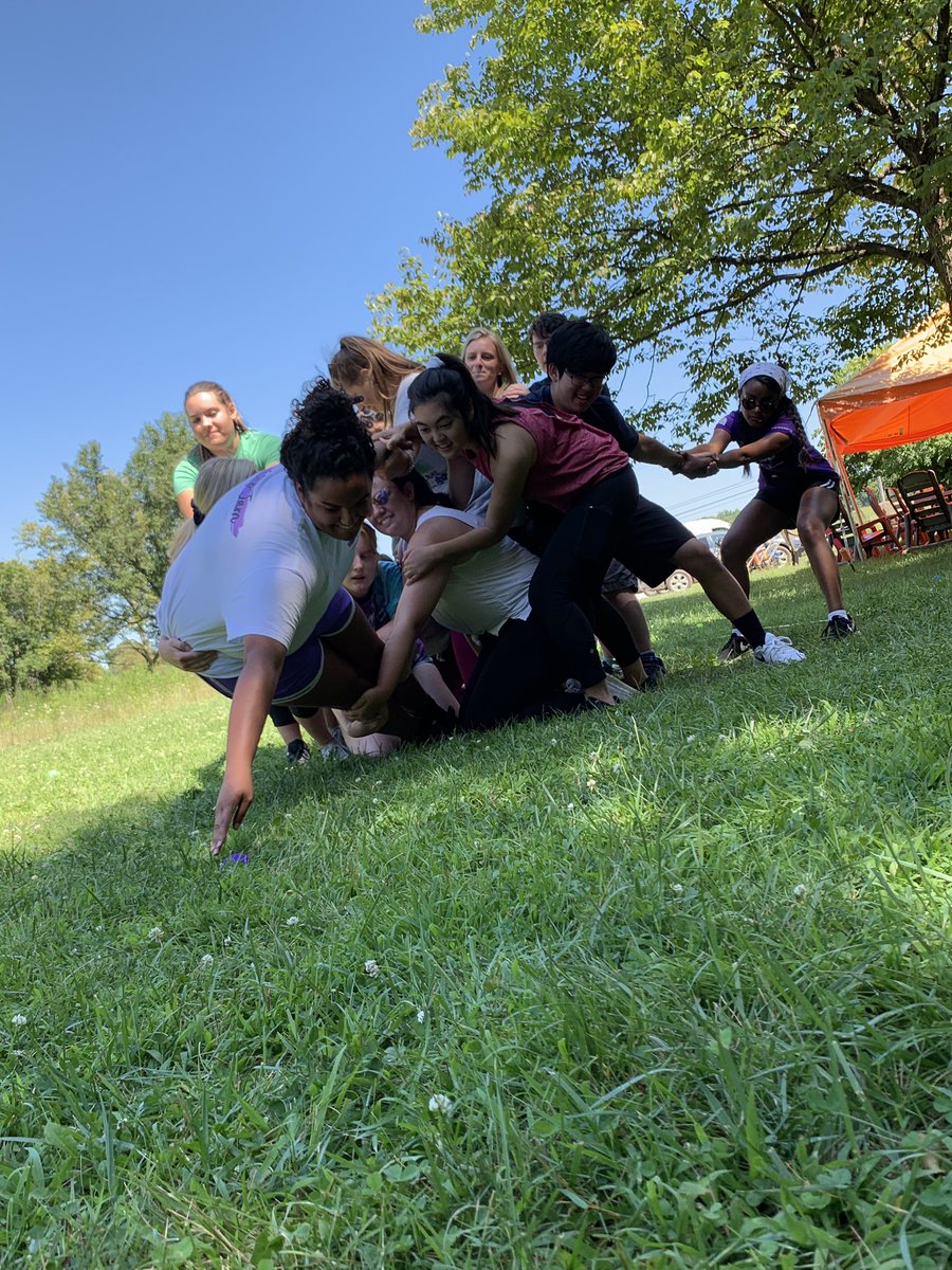 CapitalSCE's tweet photo. It takes a team to reach your goals. OL training is off to an awesome start! #CapWW19 #OrientationLeaders #capfam https://t.co/Ody1S3yt7R