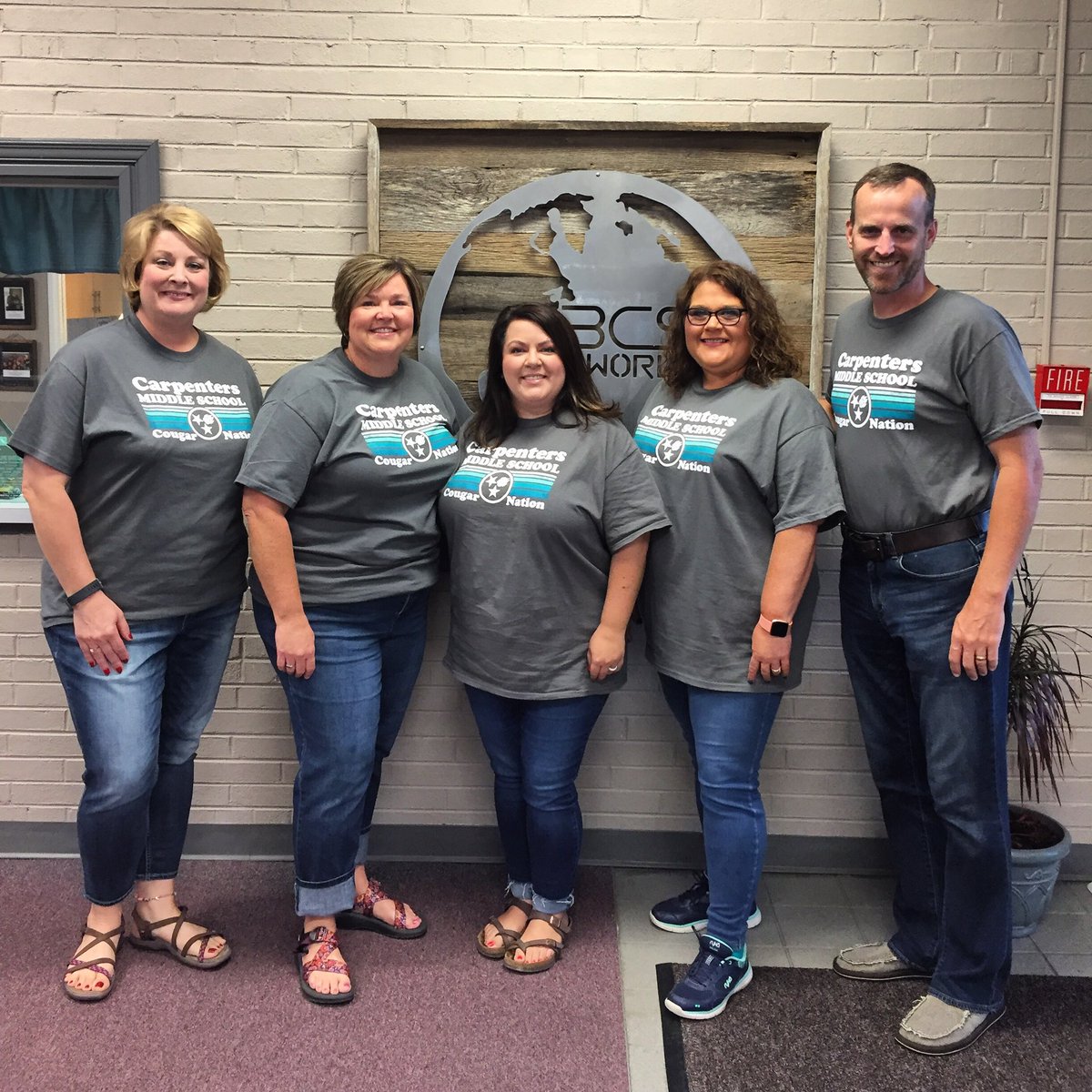 Laura Snoderly (@laurasnoderly) on Twitter photo Thanks for the awesome shirts, <a href="/carpentersms/">Carpenters Middle School</a> ! What shirt will the BCS HR department wear next Friday?? Thanks for the awesome shirts, <a href="/carpentersms/">Carpenters Middle School</a> ! What shirt will the BCS HR department wear next Friday??