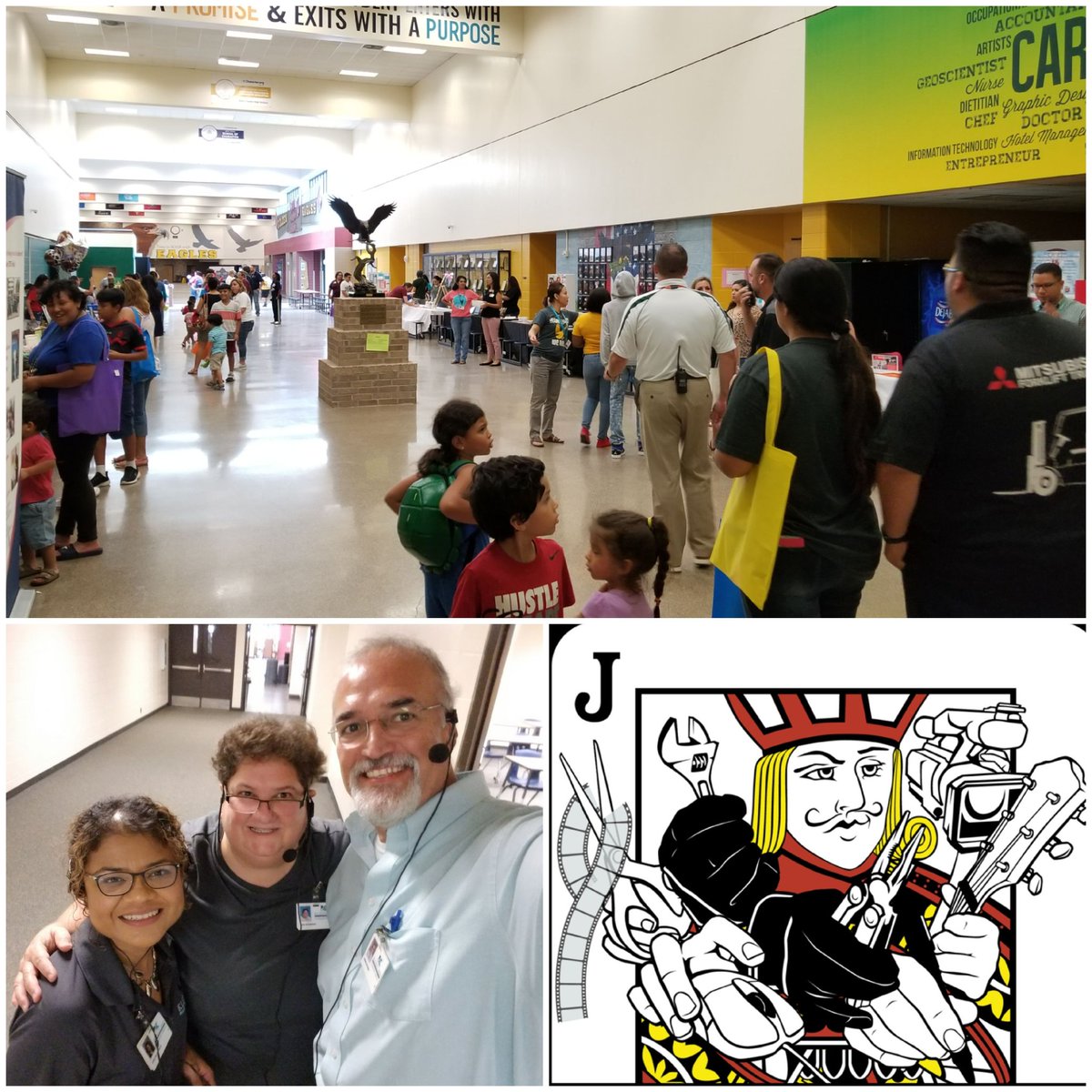 ainteriano01's tweet photo. This morning we presented at the #RLS2019 ! This evening we are ready to serve as interpreters at our first Family Engagement Conference at Klein Forest High School! We ❤ our job! #jackofalltrades @FamilyKisd @KISD_Multling @orios1OZ @ECornejoKlein https://t.co/oqyDWfErj6