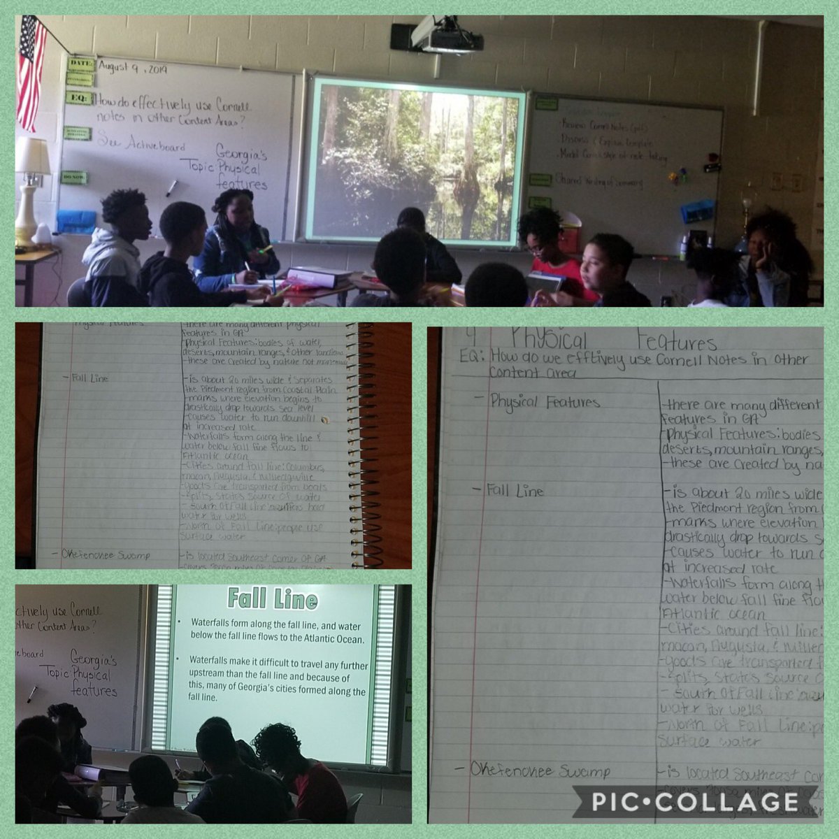 <a href="/ClementsMiddle/">CLMS</a> Students working w/the Cornell note method of note taking in ELA class while addressing a SS standard for GA History. #CrossCurricular ✅ #TeamWorkMakesDreamWork #TwoBirdsOneStone #TeachersThatPlanTogether #Ncssbethebest <a href="/richard_clms1/">Fred Richard</a> <a href="/Ward_L_Dawn/">Dawn Ward</a> <a href="/NickJones_1906/">Nick Jones</a>