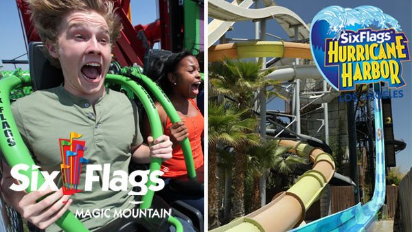 ALT987fm's tweet photo. Find your splash with huge drop tower slides, speed slides, and fun for everyone in family splash areas. Hurricane Harbor is THE place to beat the heat. We have your 4pack of tickets to Hurricane Harbor AND Six Flags Magic Mountain this hour on the #WeekendTicketTakeover! https://t.co/wfaFHb4fRf