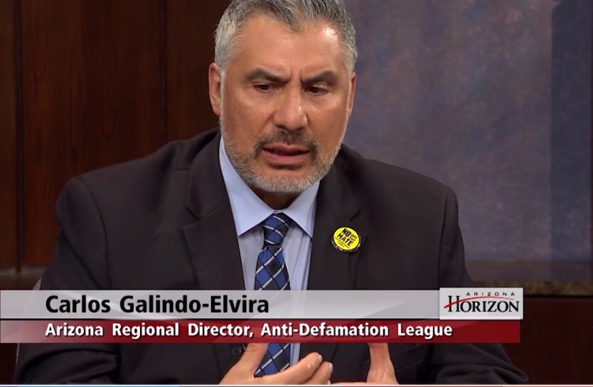 Yesterday, @ADLArizona’s regional director joined a panel discussion on <a href="/arizonapbs/">Arizona PBS</a>’ Horizon/Horizonte on hate in America. Take a look. azpbs.org/news/horizon/h… <a href="/projhumanities/">Project Humanities</a> <a href="/PetraFalcon/">Petra Falcon</a> <a href="/JodyGottlieb/">Jody Gottlieb</a> <a href="/ramsammy/">Ramsammy</a> #NoPlaceForHate