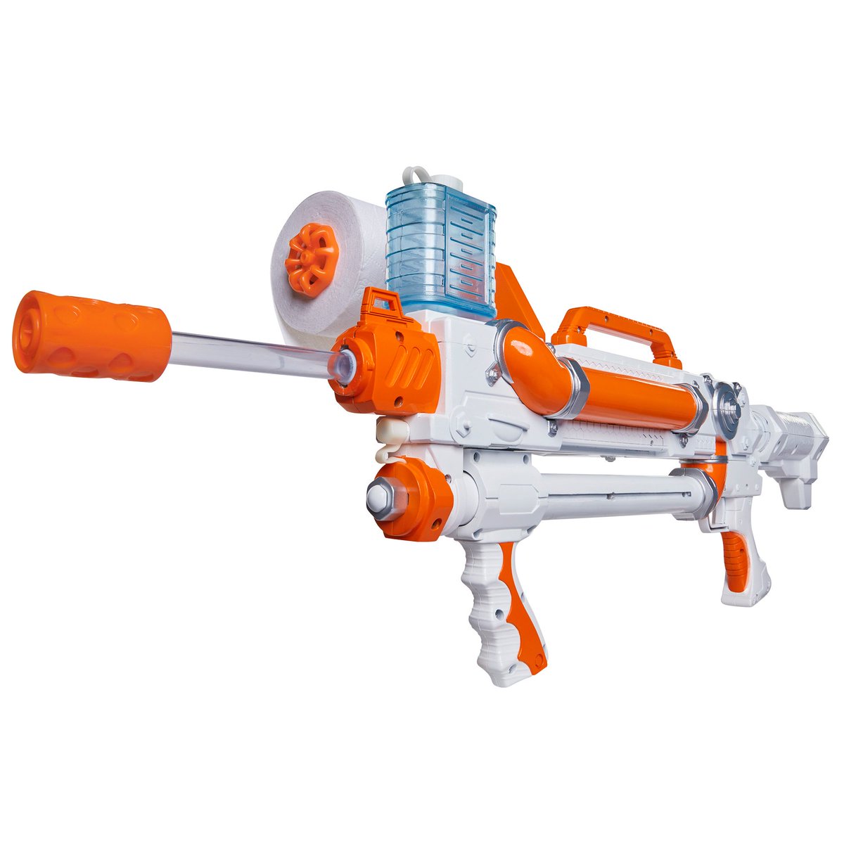 JAKKStoys's tweet photo. Rapid-fire pump action spitballs. 1 roll=350+ spitballs. And it's not rocket science.. just pump, and BLAST!! Easy cleanup too.. No skid marks!! #JAKKStoys #JAKKSchats #TPblaster https://t.co/WsKjMwPft3