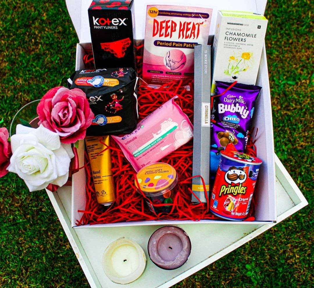 We have compiled a menstrual care package that has everything that a woman needs when menstruating in an attempt give women something to look forward to during that gruesome time. It is available for R350 excl. delivery 
#WomensDay2019 #GirlsTalkZA #GirlBuyZA #GirlTalkZA