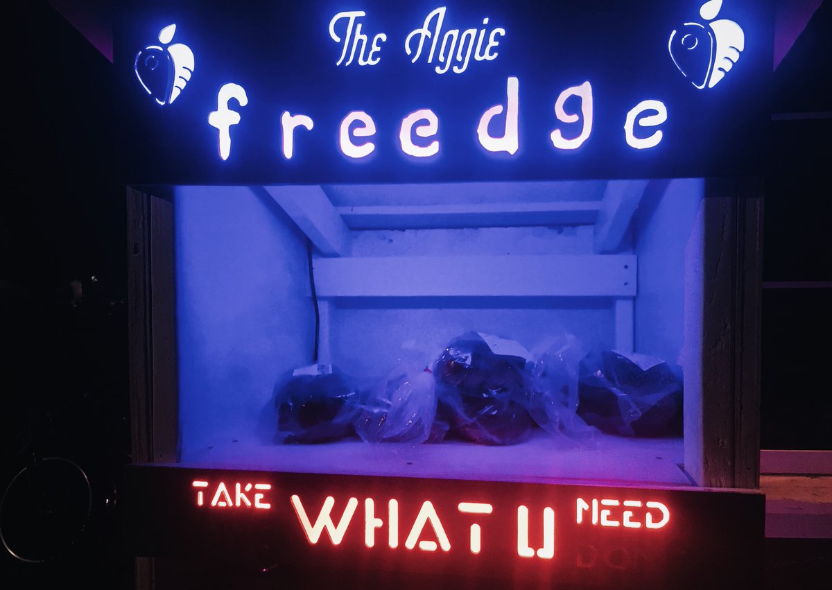 citrisnews's tweet photo. The Aggie Freedge at @ucdavis is a partnership between @thefreedge and Aggie Compass. Funded by CITRIS and The Green Initiative Fund, Freedge is an installation of community fridges around campus to reduce #foodwaste. 
 
Learn more about the project:
https://t.co/0eMQOWy0Ip https://t.co/ftaG1kTcCk