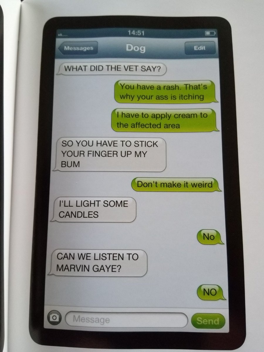 VodkaGothBitch's tweet photo. 🤣🤣🤣🤣 #TextFromDog https://t.co/plDkXKCF1y