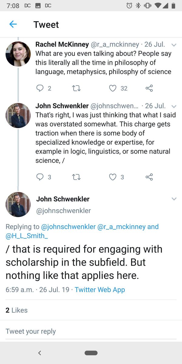 I was surprised that Professor Schwenkler thought I'd misdescribed him. I went back to check my memory. July 26 wasn't THAT long ago.