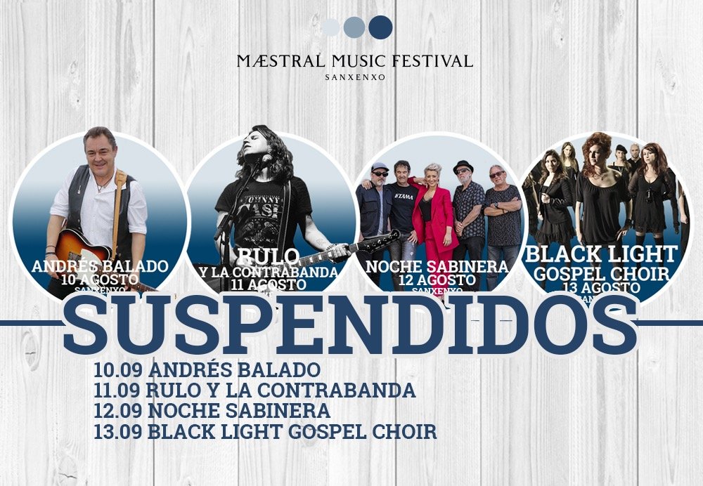 MaestralFest's tweet photo. Informamos de que quedan cancelados los conciertos de los días 10, 11, 12 y 13 en el auditorio Maestral por graves daños causados por la lluvia y el viento que afectan a la seguridad en el recinto. La organización de Maestral ha sufrido con dureza, este jueves y viernes https://t.co/1OdarRlH0t