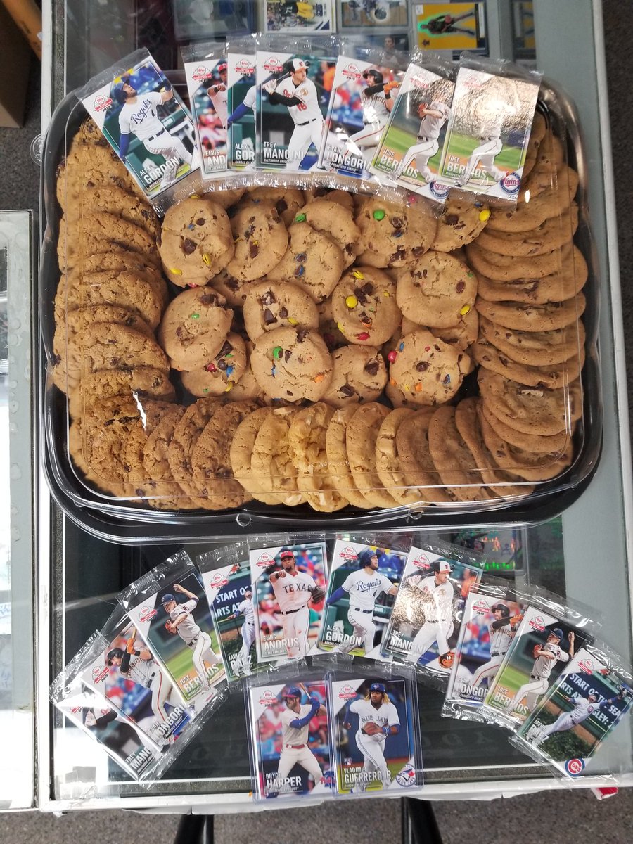 Grab a cookie at The Rookie this Saturday during National Baseball Card Day.  There are also free Topps NBCD packs!  Possibly the best day of the year.  <a href="/Topps/">Topps</a> #nationalbaseballcardday