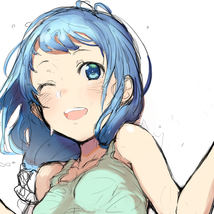 夏前に描き始めたものの未完成になってしまった落書きの一部 