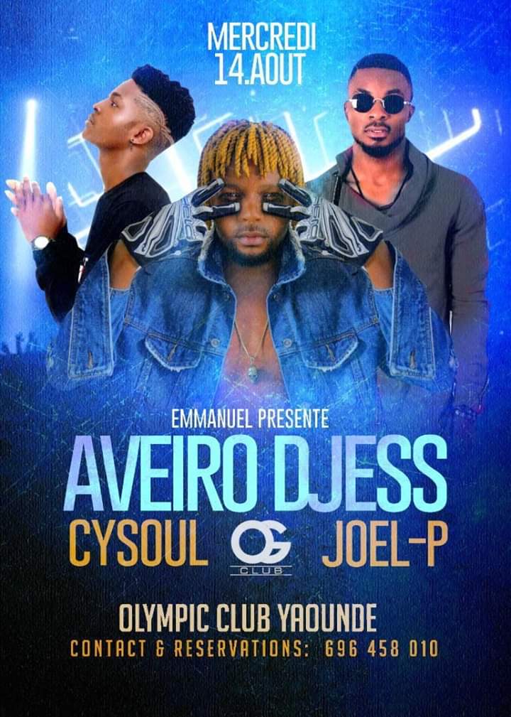 CysoulOfficiel's tweet photo. Cysoul x Aveiro Djess x Joel P
14 AOÛT 2019

OG CLUB 
#YAOUNDE https://t.co/sGv8duiZjU