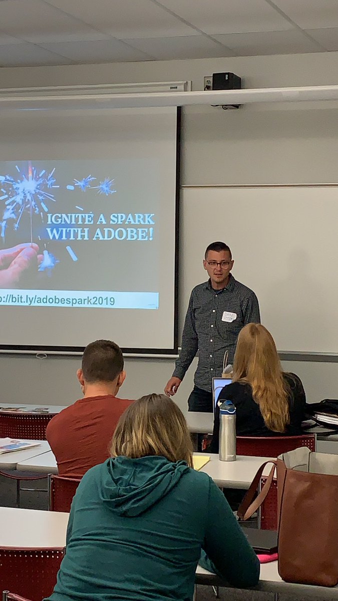 mileSCSrockets's tweet photo. SCS teacher leader Dan Stitzel working the crowd at the #SPARCC19 tech conference!!! @Streetsboro_Sup @rocketcto #scssummerfun https://t.co/uowjctmE58