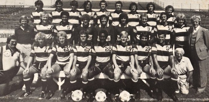 Steve1T's tweet photo. #OnThisDay in 1978 – @FTLStrikers defeated hosts #NewEnglandTeaMen, 3:1, during an #NASL Conference Quarterfinal Playoff Game, before crowd of 18,672, at #SchaeferStadium. Tallies by David Irving &amp; Bill Ronson along with own goal was the offense for the Strikers. https://t.co/5wQ6aPjUjC