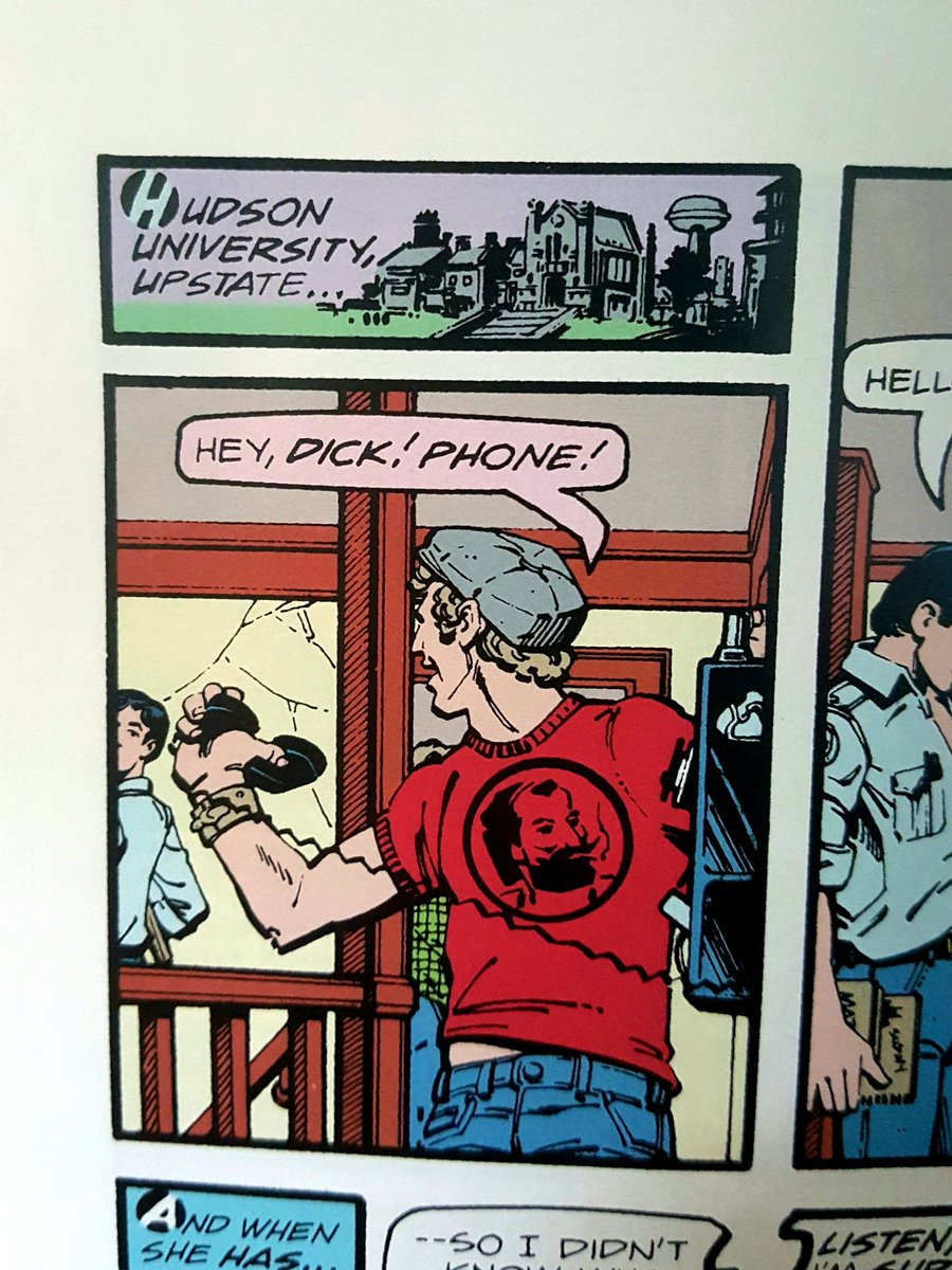 DREGstudios's tweet photo. Looks like The Boy Wonder's college roommate doesn't know he's a narc. Good taste though- I prefer ZigZags as well 💨

#NowReading Batman #356 from the Batman Arkham: Hugo Strange collection (1983 / Gerry Conway w/ Don Newton and Dick Giordano) https://t.co/uapU4GcKPK