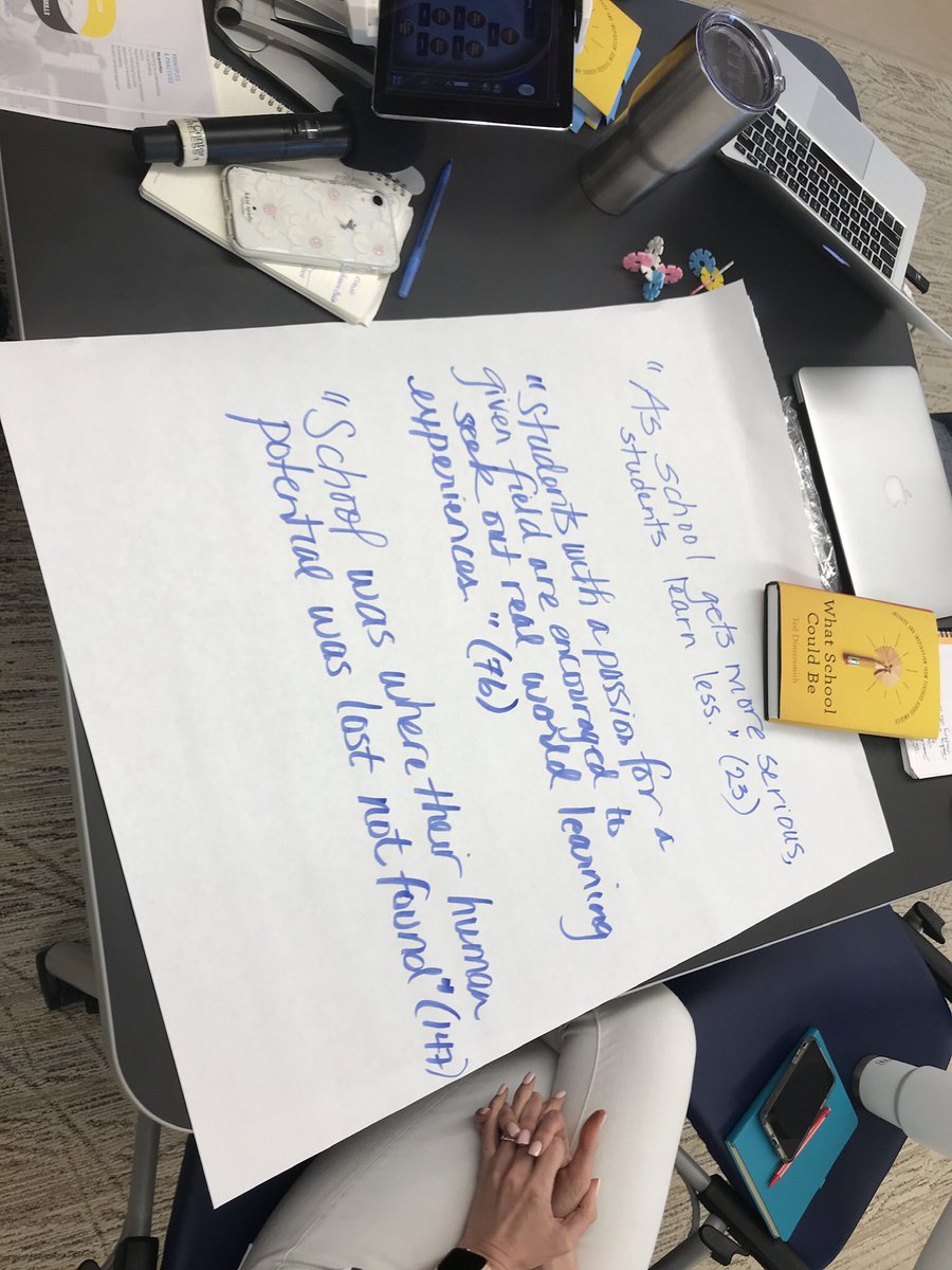 peteradry's tweet image. What a good book to start the year off. Sparked many conversations and shifts to approaches in the classroom and school wide @dintersmith @PrincipiaSchool #prinprogress prinprogress