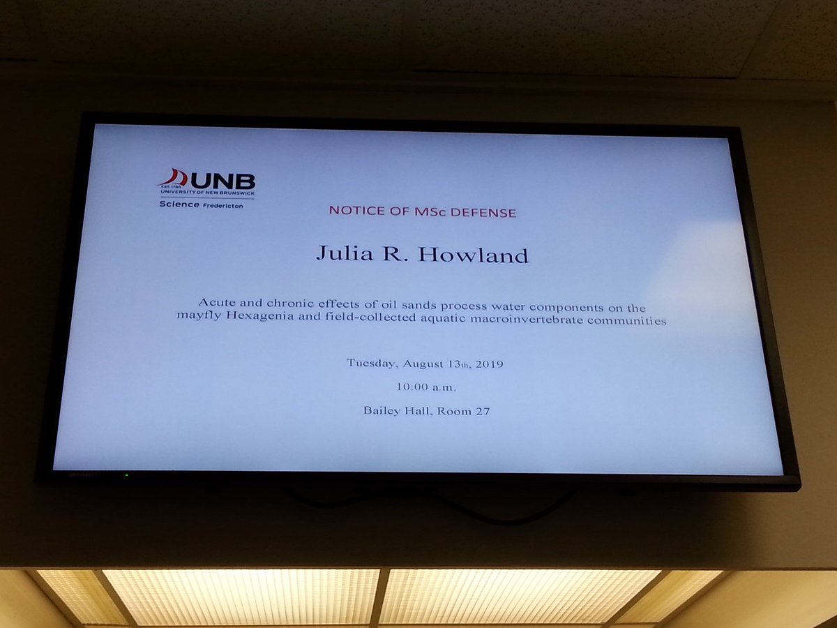 thislabmayfly's tweet photo. More exciting news: @mayfly_gal, Julia Howland, will be defending her master's thesis next week on Tuesday, August 13th at 10am. We were feeling nostalgic, hence our earlier tweet!

You can learn about Julia&amp;her work here: https://t.co/yCQBsB8qxb 
#SciTwitter #Ecology #GradSchool https://t.co/ewQK6X8JN8