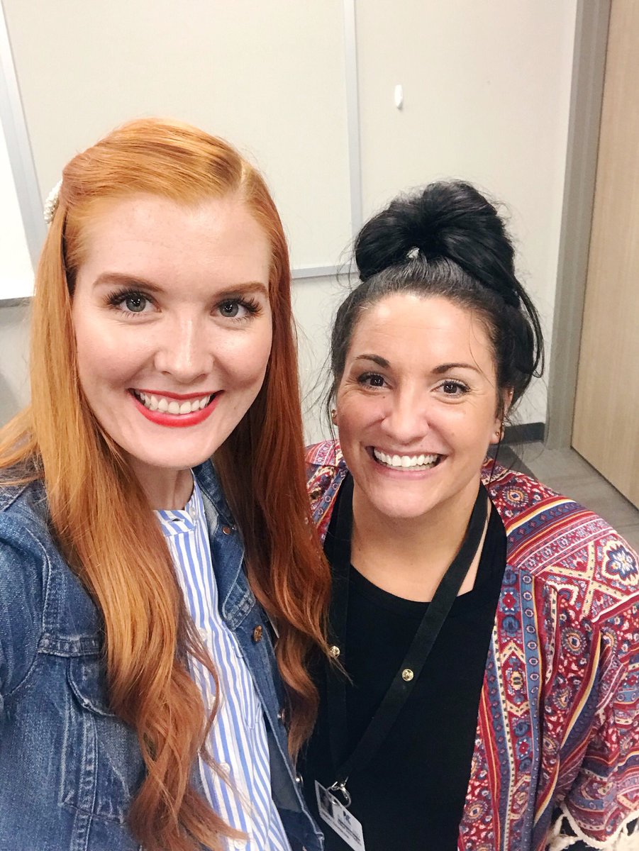 miss_mcquary's tweet photo. So fun getting to present at #RlS2019 with my mentor teacher @Ulrich_PHS (from student teaching) over our shared love for Level UPs and personalized learning #KleinRLS #personalizedlearning https://t.co/nbWoZa7TTh
