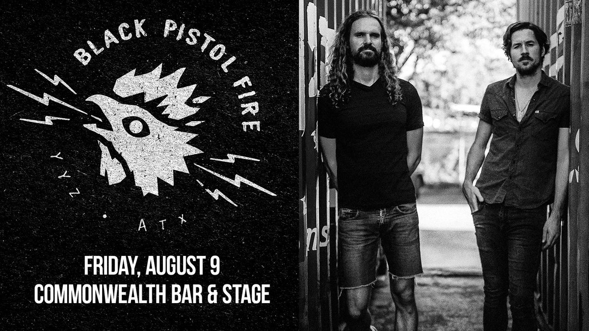Live Nation W Canada (@livenationwest) on Twitter photo It's tonight, Calgary! Are you ready? Here are the set times (subject to change) for the show at <a href="/CommonwealthYYC/">Commonwealth Bar</a>:
7:00PM - Doors
8:00PM - <a href="/blackillac/">BLACKILLAC</a>
9:00PM - <a href="/BlackPistolFire/">Black Pistol Fire</a>
Enjoy the #SOLDOUT show! It's tonight, Calgary! Are you ready? Here are the set times (subject to change) for the show at <a href="/CommonwealthYYC/">Commonwealth Bar</a>:
7:00PM - Doors
8:00PM - <a href="/blackillac/">BLACKILLAC</a>
9:00PM - <a href="/BlackPistolFire/">Black Pistol Fire</a>
Enjoy the #SOLDOUT show!