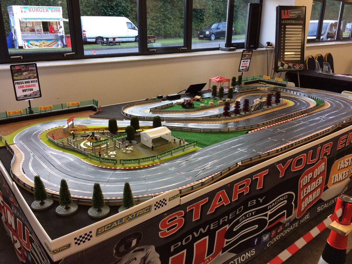 PlayScalextric's tweet image. Find us at the Launch Pad @DoningtonParkUK FREE TO PLAY Challenge your mates for the most laps with Scalextric Digital 🏁