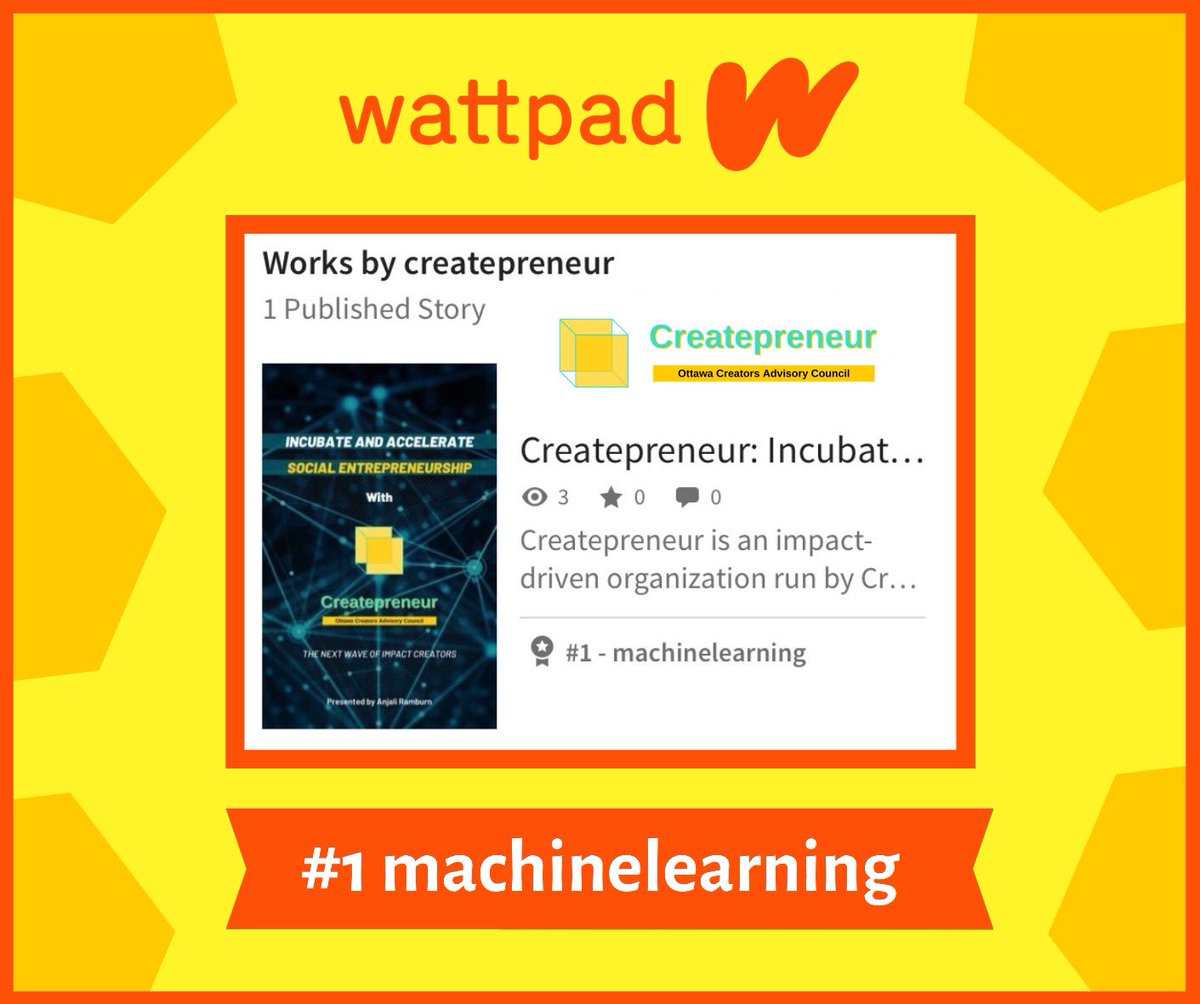 CreatorsImpact's tweet photo. Weβre new to @wattpad! Follow us @createpreneur to participate in our short story contests about social impact! π
Help us inspire positive change in the world through storytelling! π #Createpreneur #SocialImpact #OttawaStartup
π©π»βπ« Read this: https://t.co/nJhVJ43jgc https://t.co/Sdx8seILJS
