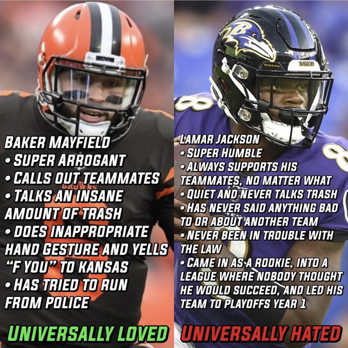 JoeFlaccoEra's tweet photo. We don’t stan Lamar on this account, but I thought I’d make his fans a bit happy https://t.co/YgPErhzs1X