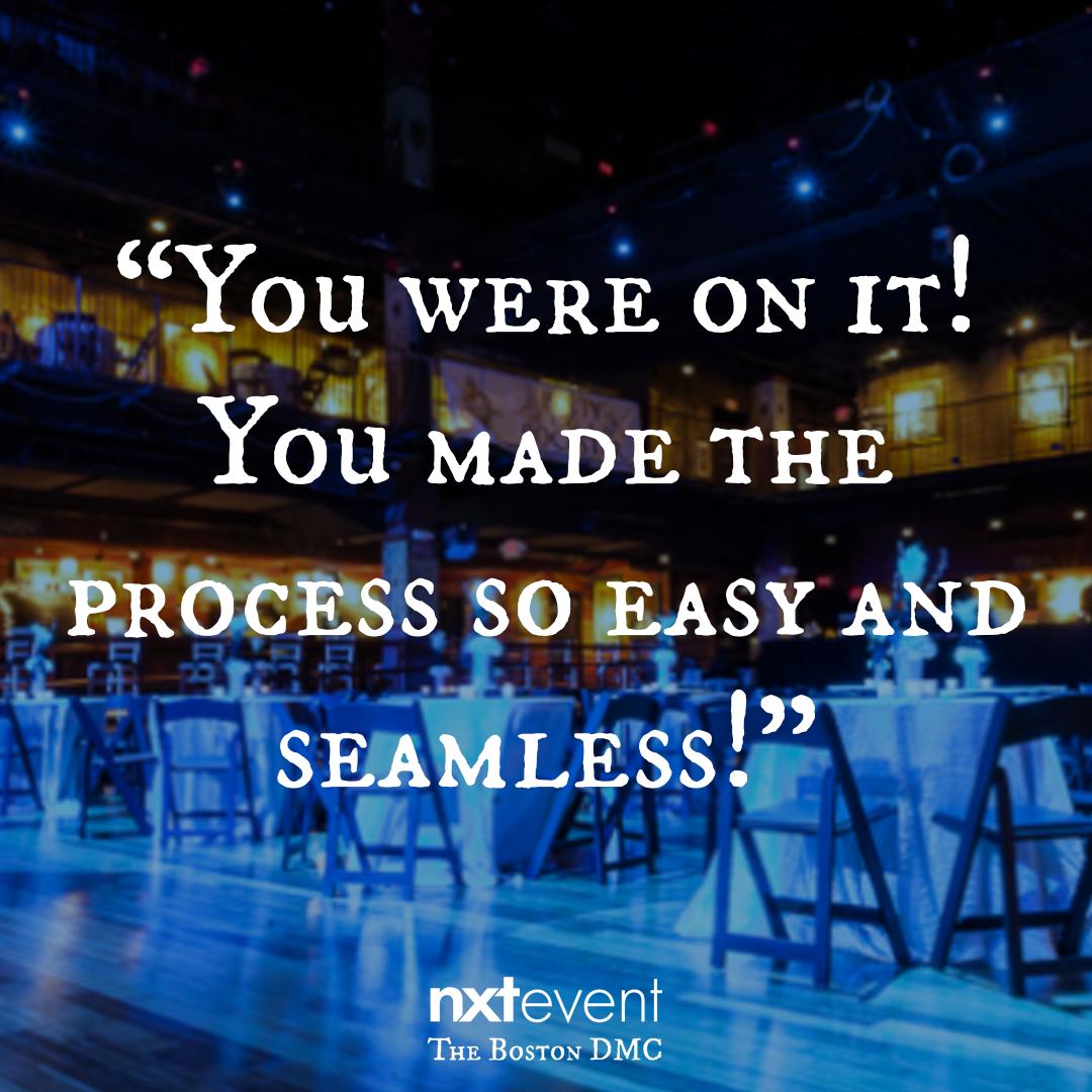 yournxtevent's tweet photo. We are proud to be an extension of your team, and it's our job to make YOUR job easier... and who doesn't want that?! #KudosFriday #TheBostonDMC #BostonBornWorldInspired #Meetingplanner #clientreviews #dmc #incentivetravel #eventplanner #bostonprof #meeting #convention https://t.co/nlHEWABITK