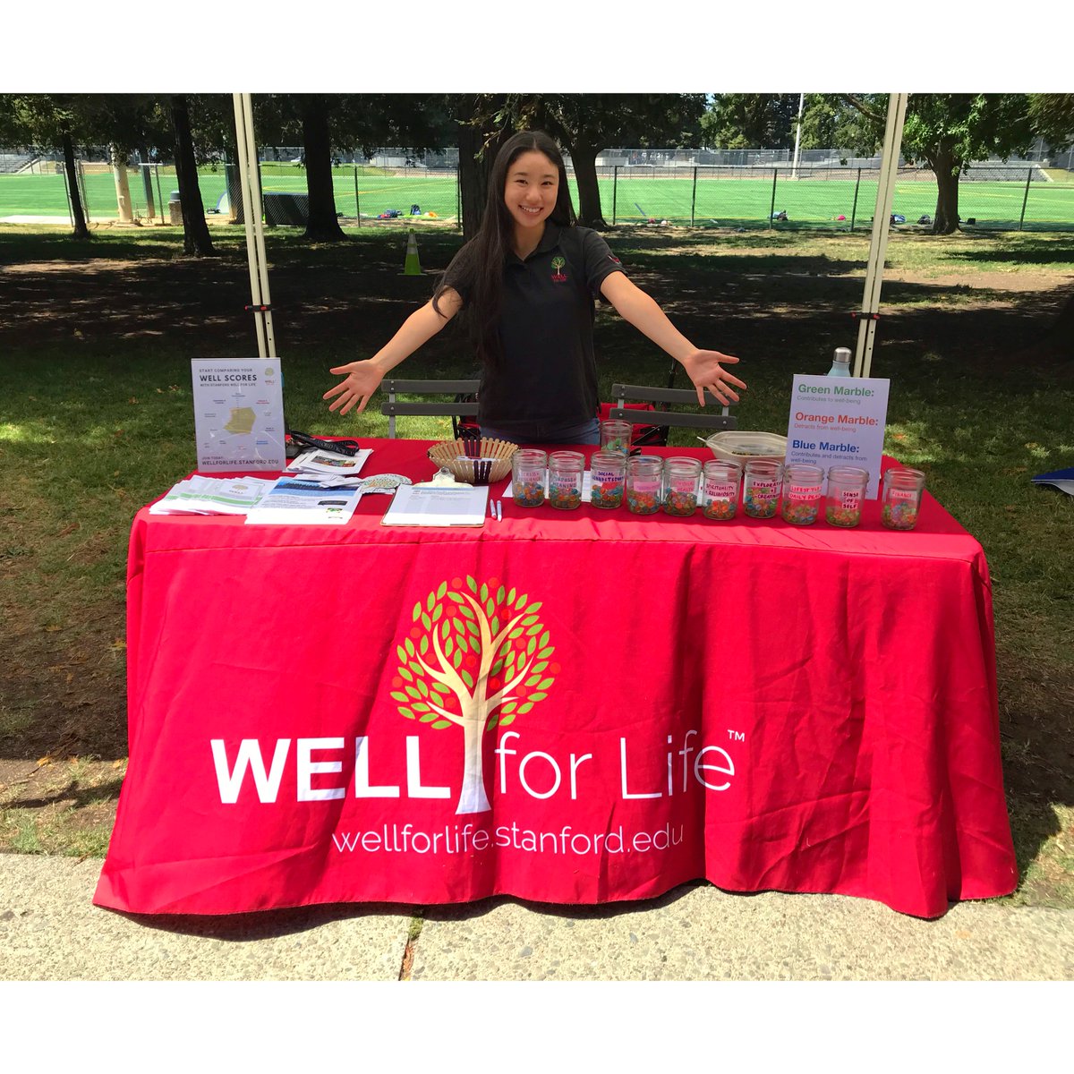 Well_For_Life's tweet image. WELL had so much fun at the Inclusion Festival today supporting our Community Partner, the San Mateo Commission on Disabilities! Here is our HB-REX intern, Justine, spreading the #WELLForLife message! ✨

#wellbeing #health #stanford #inclusion #festival #redwoodcity