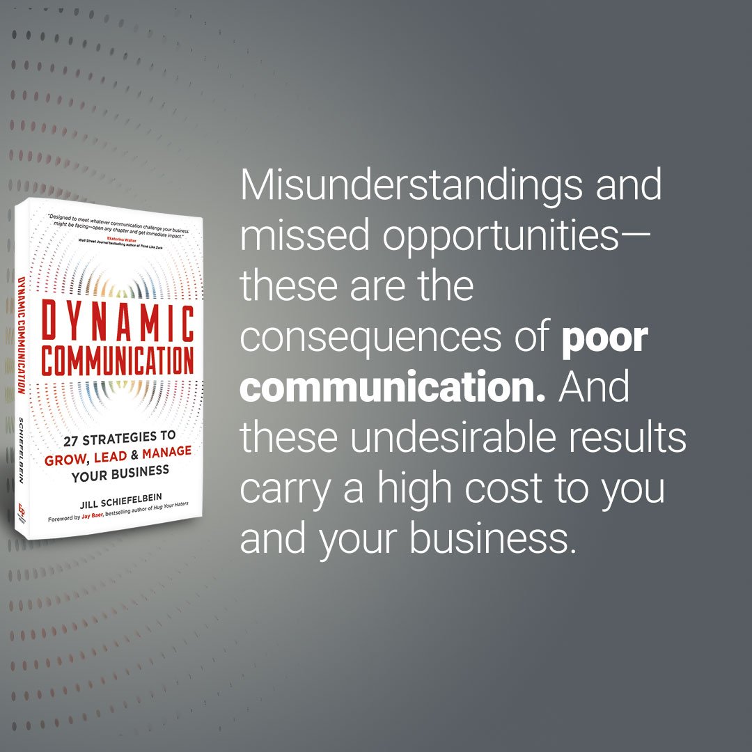 EntBooks's tweet photo. Don't let poor communication ruin your business. #DynamicCommunication by @dynamicjill — available now! #EntrepreneurBooks #Communication https://t.co/2Jz2T2bqFH https://t.co/eyIaCtflvE