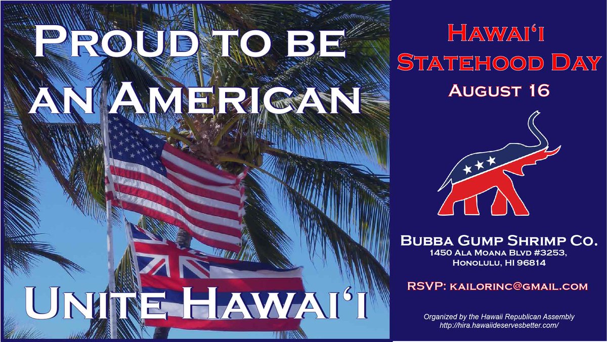 de_fontenoy's tweet photo. Keep Hawaii United   Hawaii's 6oth Statehood Day Dinner!  Join us in celebration! Can't attend?  Please consider donating a ticket for our Senior Citizens, Veterans, and our amazing volunteers. #RT #FF 
#Hawaii #StateHood   
Purchase your ticket here https://t.co/OEIgQsSEK6 https://t.co/4KFqtFuq1t