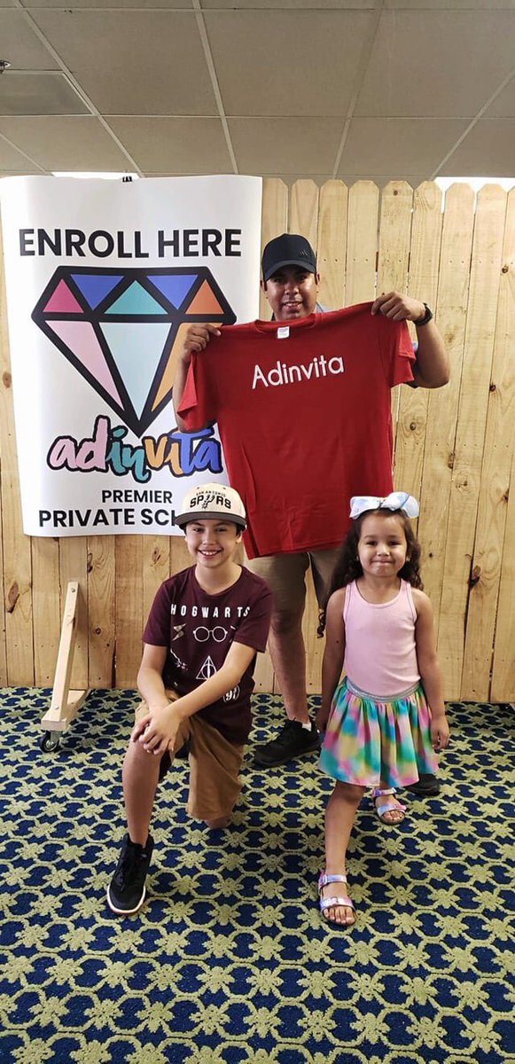 Adinvita2018's tweet photo. So excited &amp; thankful to have new family members added to our school family!!! Adinvita which means “purpose in life” is focused on growing children to be leaders today &amp; our heroes tomorrow! #family #stoptrying #startdoing #bettertogether  #newgeneration  #discoverOdessa https://t.co/wzWIQ5aDGE