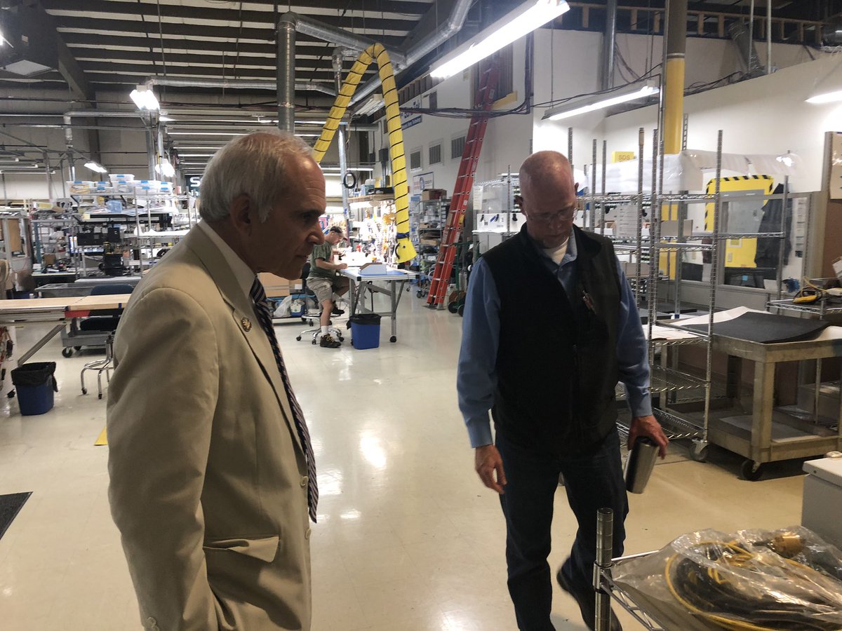 Many thanks to Robb Engle, Vice President of Sono-Tek for the tour of their impressive facility. Sono-Tek employs more than 60 high-paid workers and its commitment to new technology has made it a leader in the global marketplace.