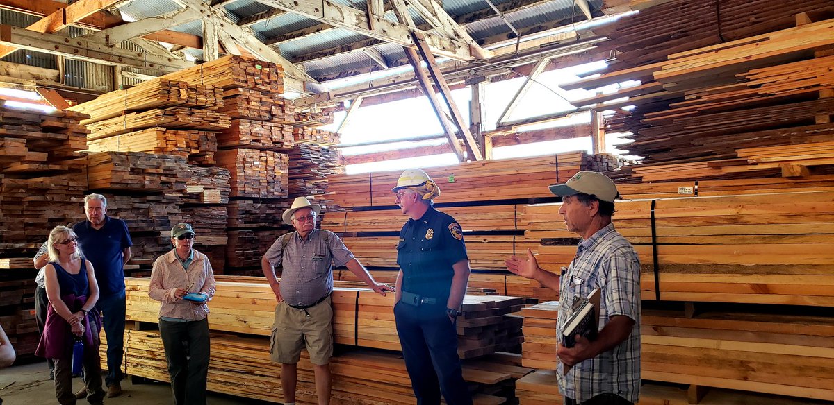 DyerDialogue's tweet photo. An important part of the larger #ForestHealth conversation: how hazard wood is reclaimed, recycled, &amp; reused to support rural natural resource economies. 
Thanks Cross Road lumber! https://t.co/OXgg8PjKGC
@CAsWatershed @sequoiaforest @SequoiaKingsNPS #MCFire @CALFIREMMU @Tahoe_NF https://t.co/ydXG6hYskw
