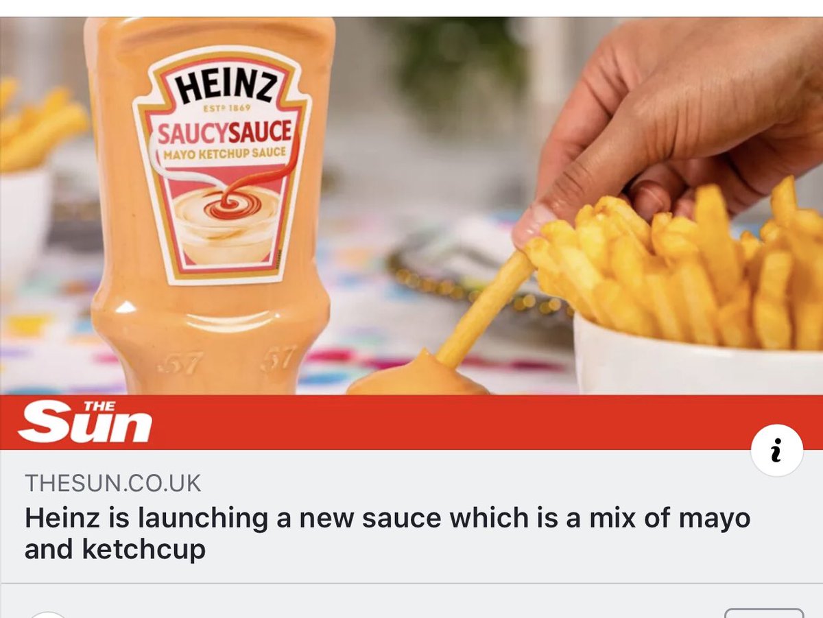 jackdyerson's tweet photo. @HeinzKetchup_US think you guys missed a great opportunity here should of called it tomayo ....just saying 😁 https://t.co/JnZsgBFz4R