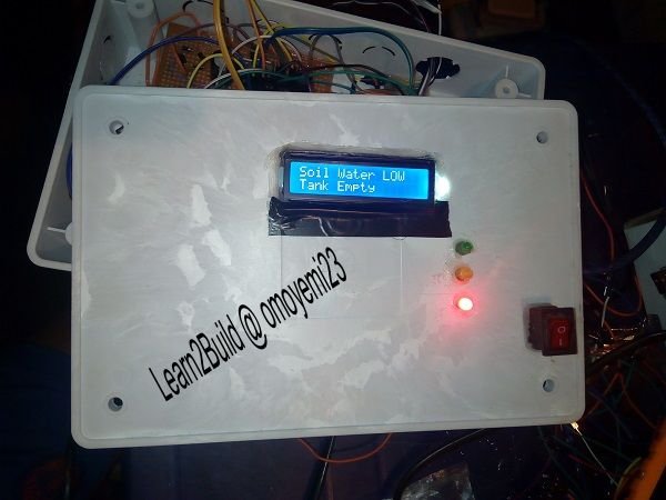 omoyemi_adetifa's tweet photo. #Learn2Build
EEE project Automatic Irrigation System using #Arduino Uno board, 5dv sub immersive pumps, Soil moisture #sensor, #LCD and a #buzzer. Circuit diagram done using #Proteus 8 #Microcontroller #Arduino #ATMEGA328 https://t.co/m9upSld3EQ