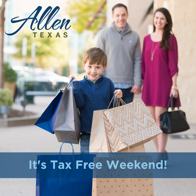 visitAllenTexas's tweet photo. Tax Free Weekend is here! 🛍️🛍️ Stock up for the school year when you #VisitAllen and our incredible 5-million sq. ft. of premier shopping @AllenPremOutlet @WattersCreek @VillageShopping &amp; much more!! 

#TaxFreeWeekend #BackToSchool #BackToSchoolShopping #AllenTX #NorthDallas https://t.co/YZ19bKQ6LA