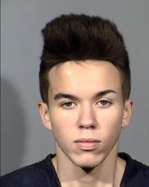 LVMPD's tweet photo. Today #LVMPD Homicide Detectives arrested Chance Underwood for the double homicide on August 2, 2019 in the 7800 block of Airola Peak St. 
Press Release: https://t.co/7h56MW4caS
#LVMPDnews https://t.co/GIgIndP7ld