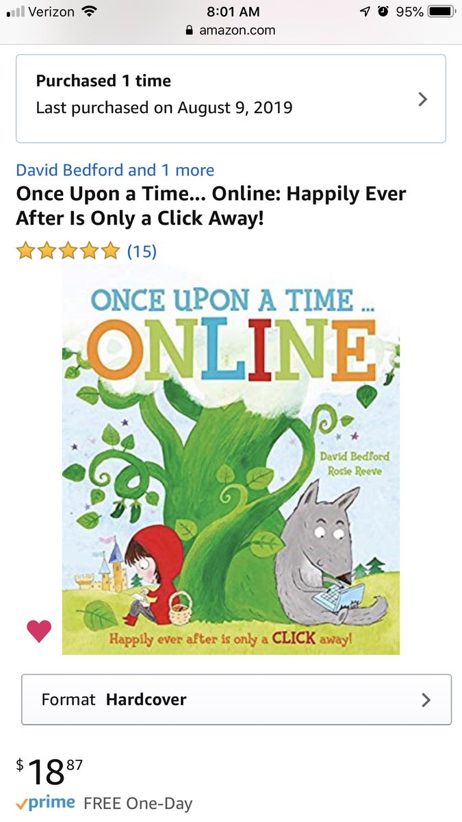 mclarkedu's tweet photo. Perfect book for my first class of Kindergartens coming up!! #hazletproud @SycamoreECLC #kinders #kindertech #elementarytech My Amazon wishlist grows daily: https://t.co/gvsJ54z5jK https://t.co/auSHw2LS5I