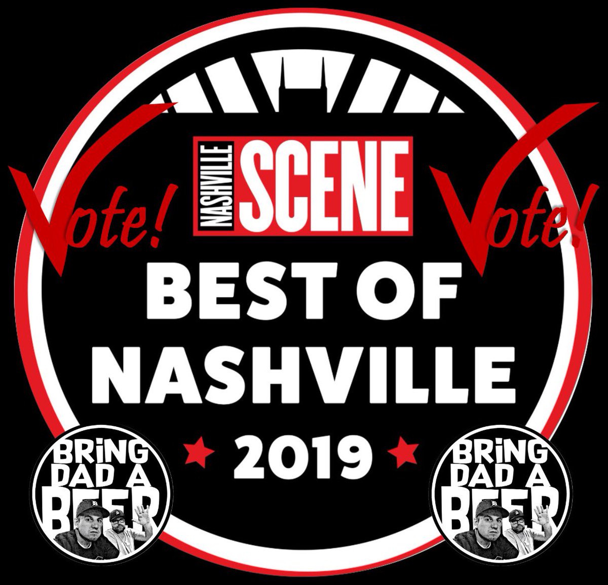 bringdadabeer's tweet photo. Just a couple clicks to vote for us for the best pod in Nashville! Show us some love... write us in!
https://t.co/W4gM0nWY1V
#podcast #nashville #nashvillescene #dads #beer #love #bdab https://t.co/yTdrK4iyQw