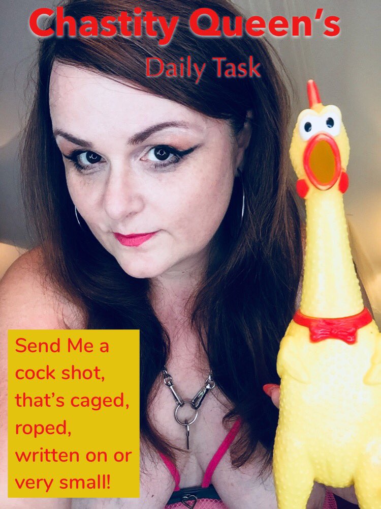 QUEEN_OF_LOCKUP's tweet photo. An example of a Daily Task on My Only Fans. https://t.co/1dVOmRs244 https://t.co/VvZRXCVdR9