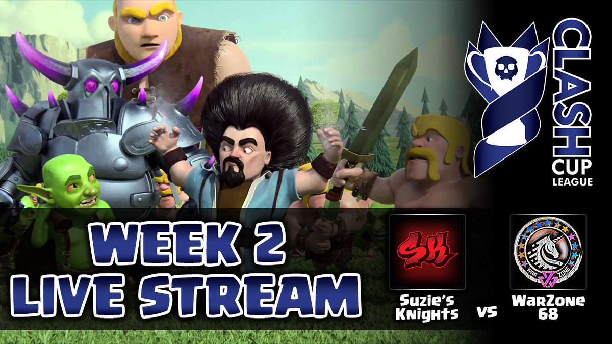 CLASH CUP LEAGUE
2 Hours left and we have a rematch of the AQL final!  The champs are on the ropes, WZ/BL are ahead, is there a fight back?  Join us for all the no dip action!

YouTube: youtube.com/c/time2clash/l…
Twitch: twitch.tv/blameadam