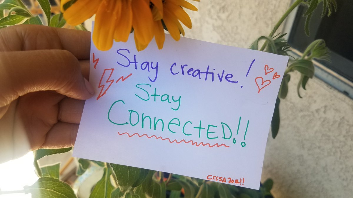 RealCSSSA's tweet photo. Welcome to the Alumni Network #CSSSA2019. We know it was a life-changing summer. So heed today's alumni advice: Stay creative, Stay Connected! ๐ฅฐโค๏ธ๐ค #lastday #csssa #csssagrad #csssaalumni https://t.co/gjwOfRBIeM