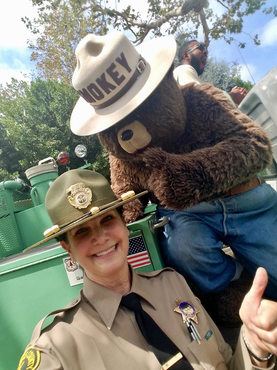 LASDHQ's tweet image. From #LASD We hope you have a Beary Happy 75th BDay Smokey! #SmokeyBear75