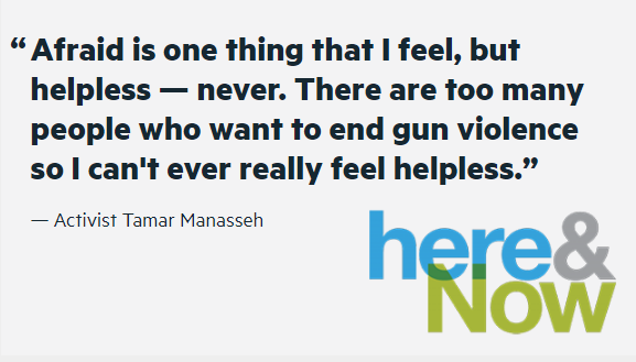 hereandnow's tweet photo. Recently, two young moms in Chicago were shot and killed on a street corner where mothers have gathered for 5 years to build community and raise awareness about gun violence.

@TamarManasseh of @MASKchicago_ says her group will continue to gather there. https://t.co/G6t7zpdxxH https://t.co/nSRbYpZX7L