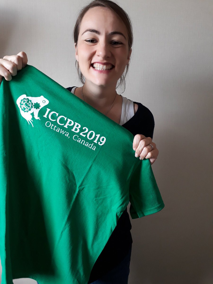 alewden's tweet photo. Thrilled to win the #ICCPB2019 T-shirt for the best post-doc poster presentation !!
Had a really good time during this congress, scientific discussions and now let's go to enjoy Ottawa. https://t.co/hto6iPF76n