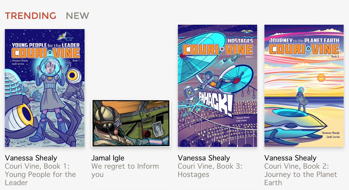 CouriVine's tweet photo. We’re almost finished with Couri Vine Book 4. You can get all caught up & ready for the final chapter by reading Books 1, 2, & 3 for FREE here:
https://t.co/z5d0q3hhZv
#pastemagazine #Noisetrade #FreeComicFriday https://t.co/0F9ayNZeZw