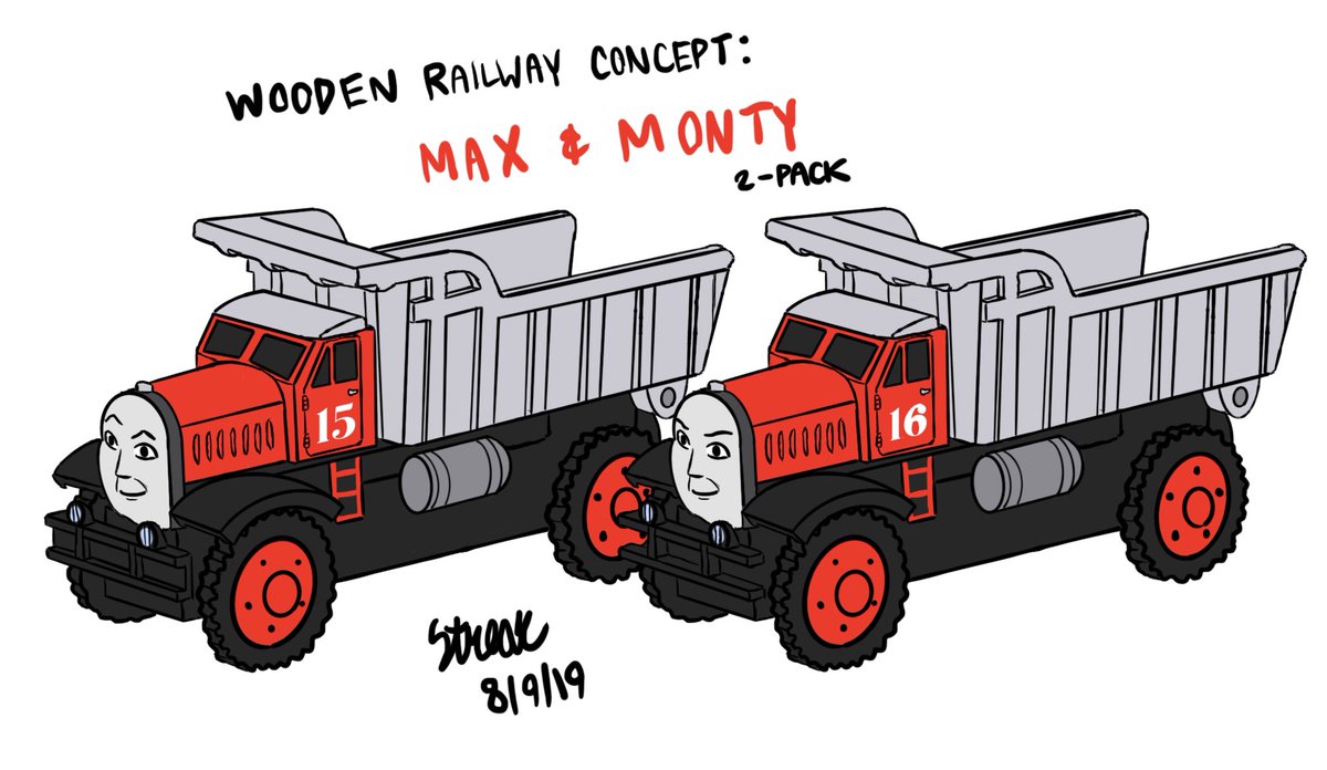 max and monty wooden railway