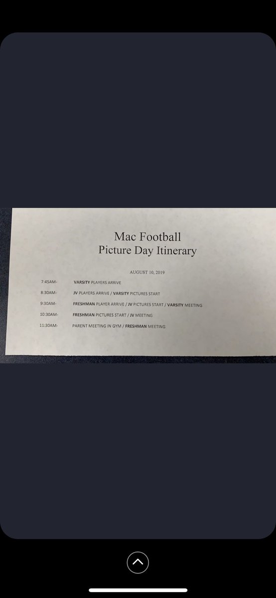 fb_ilb's tweet photo. Itinerary for tomorrow’s picture day. https://t.co/QDtX4JmZrF