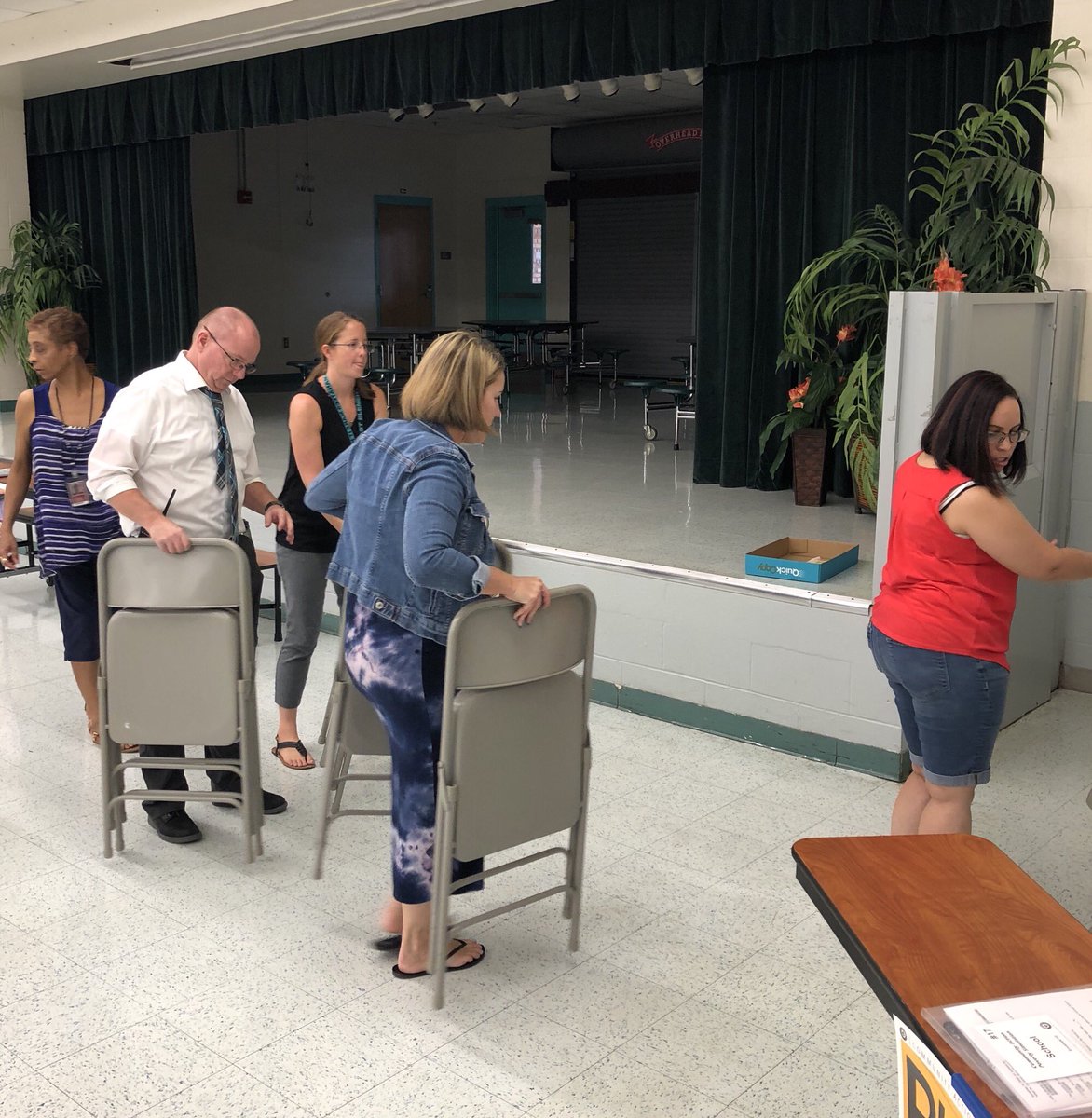 JGalitsky's tweet photo. Kudos to our Suncoast family for participating in our poverty simulation today. This was a powerful, eye-opening, and bonding experience. Big thanks to the HCSD Students &amp; Families in Transition team for facilitating this experience. #manateesmakeithappen https://t.co/IeSSoUOCrp