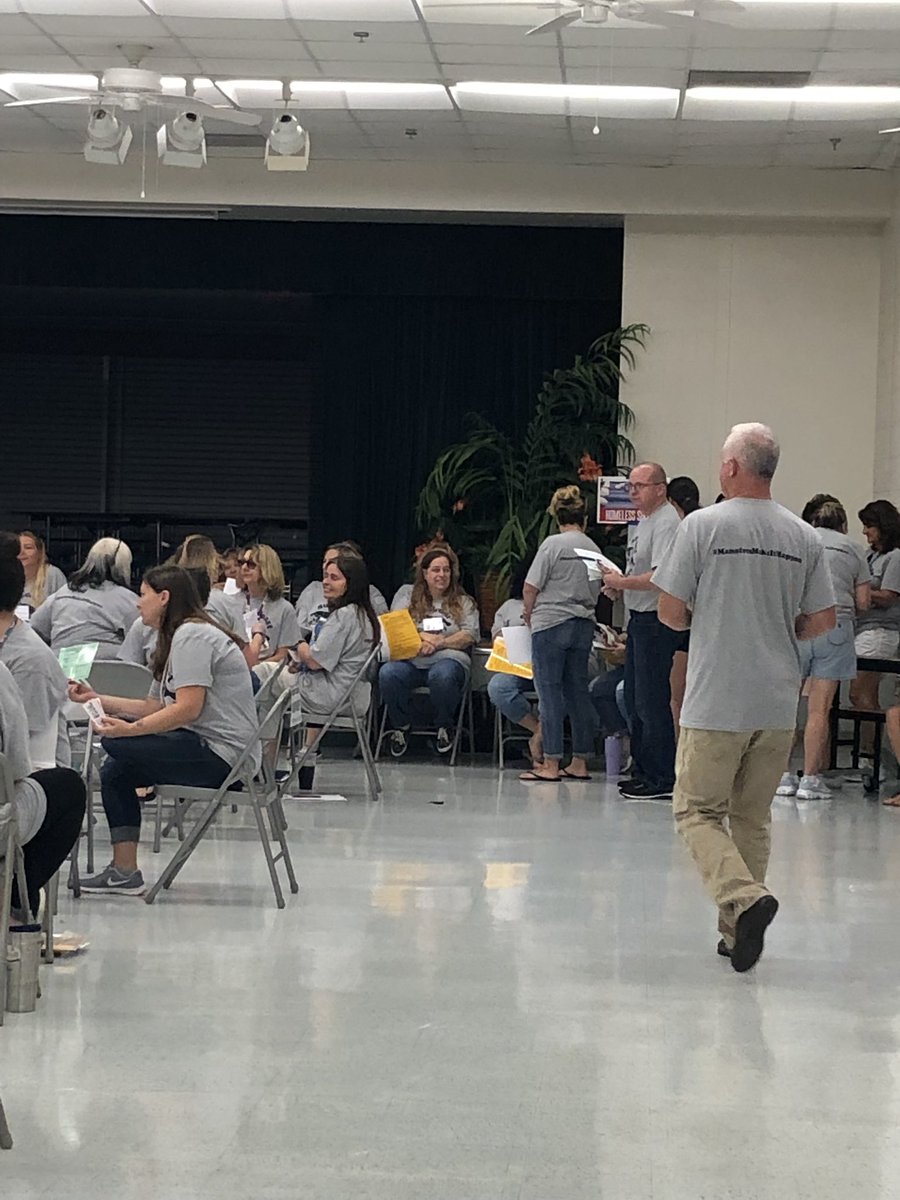 Kudos to our Suncoast family for participating in our poverty simulation today. This was a powerful, eye-opening, and bonding experience. Big thanks to the HCSD Students &amp; Families in Transition team for facilitating this experience. #manateesmakeithappen