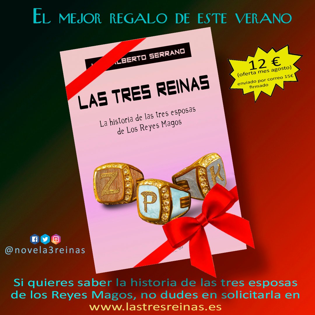 luisalserrano's tweet photo. Una de las mejores críticas que estamos recibiendo es la cantidad de lectores que, después de leer la novela, deciden comprar más ejemplares para regalar a sus amigas... ¡¡¡gracias, graciaaaas!!!
#l3r #lastresreinas #zelmis #ptomila #kadina #reyesmagos #mujeres #igualismo https://t.co/uT1pckpAlv